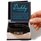 Daddy Love Your Forever Men's Bracelet-[Heartfelt Family Gift]