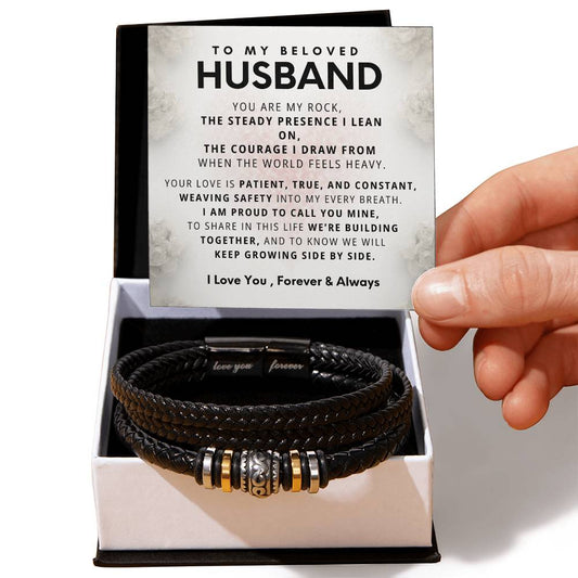 Husband Love You Forever Bracelet