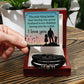 Husband Fatherhood Love Your Forever Men's Bracelet-[Heartfelt Family Gift]