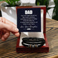 Your Love Wraps Me LIke a Warm Embrace Love Your Forever Men's Bracelet-[Heartfelt Family Gift]