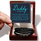 Daddy Love Your Forever Men's Bracelet-[Heartfelt Family Gift]