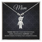 Personalized Mom Charm Necklace Gift-[Heartfelt Family Gift]