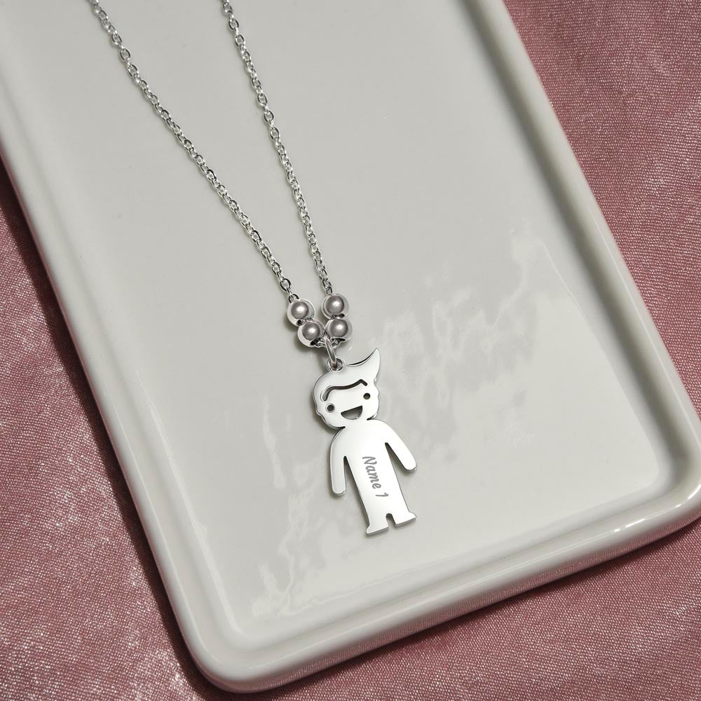 Personalized Grand kids Necklace Gift for Grandma-[Heartfelt Family Gift]