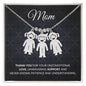 Personalized Mom Family Charms Necklace Gift-[Heartfelt Family Gift]