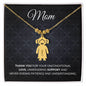 Personalized Mom Charm Necklace Gift-[Heartfelt Family Gift]