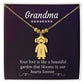 Grandma's Love Engraved Kids Charm-[Heartfelt Family Gift]
