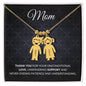 Personalized Mom Charm Necklace Gift-[Heartfelt Family Gift]
