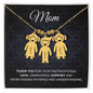 Personalized Mom Charm Necklace Gift-[Heartfelt Family Gift]