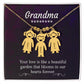 Grandma's Love Engraved Kids Charm-[Heartfelt Family Gift]