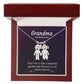 Grandma's Love Engraved Kids Charm-[Heartfelt Family Gift]
