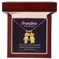 Grandma's Love Engraved Kids Charm-[Heartfelt Family Gift]