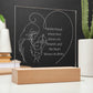 New Mom Engraved LED Plaque Gift for Mother-[Heartfelt Family Gift]