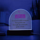 Mom Lighted Dome Plaque-[Heartfelt Family Gift]
