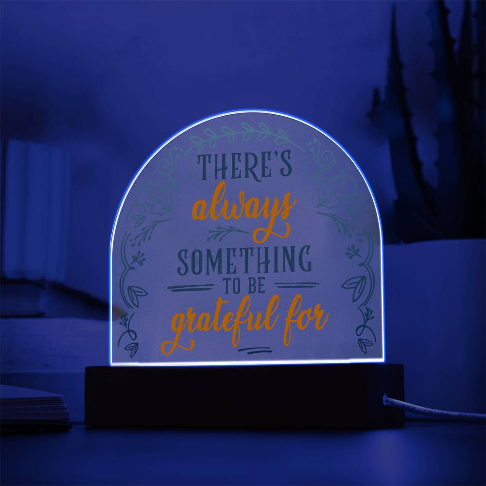 Gratitude Inspirational Lighted Dome Plaque-[Heartfelt Family Gift]