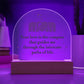 Mom Lighted Dome Plaque-[Heartfelt Family Gift]