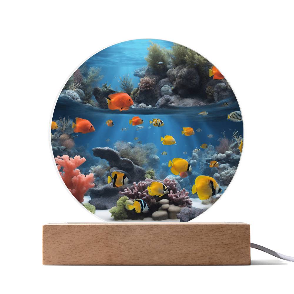 aquarium plaque-[Heartfelt Family Gift]