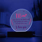 Mom Lighthouse Acrylic Circle Plaque-[Heartfelt Family Gift]