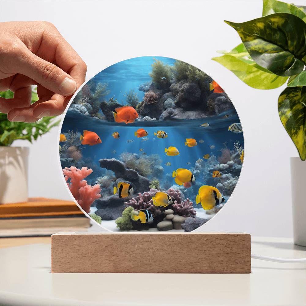 aquarium plaque-[Heartfelt Family Gift]
