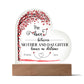 Custom Mother Daughter Lighted Heart Plaque - Personalized and Heartwarming-[Heartfelt Family Gift]