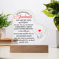 Soulmate Lighted Acrylic Heart Gift for Wife Girlfriend Husband-[Heartfelt Family Gift]