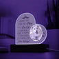 Lighted Dog Memorial Heart Plaque-[Heartfelt Family Gift]