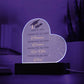 Class of 2024 LED Heart Plaque Graduation Gift-[Heartfelt Family Gift]
