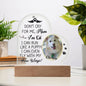 Lighted Dog Memorial Heart Plaque-[Heartfelt Family Gift]