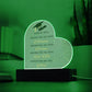 Class of 2024 LED Heart Plaque Graduation Gift-[Heartfelt Family Gift]