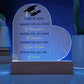 Class of 2024 LED Heart Plaque Graduation Gift-[Heartfelt Family Gift]