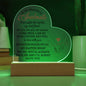 Soulmate Lighted Acrylic Heart Gift for Wife Girlfriend Husband-[Heartfelt Family Gift]