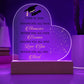 Class of 2024 LED Heart Plaque Graduation Gift-[Heartfelt Family Gift]