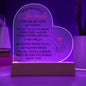 Soulmate Lighted Acrylic Heart Gift for Wife Girlfriend Husband-[Heartfelt Family Gift]