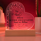 Custom Mother Daughter Lighted Heart Plaque - Personalized and Heartwarming-[Heartfelt Family Gift]