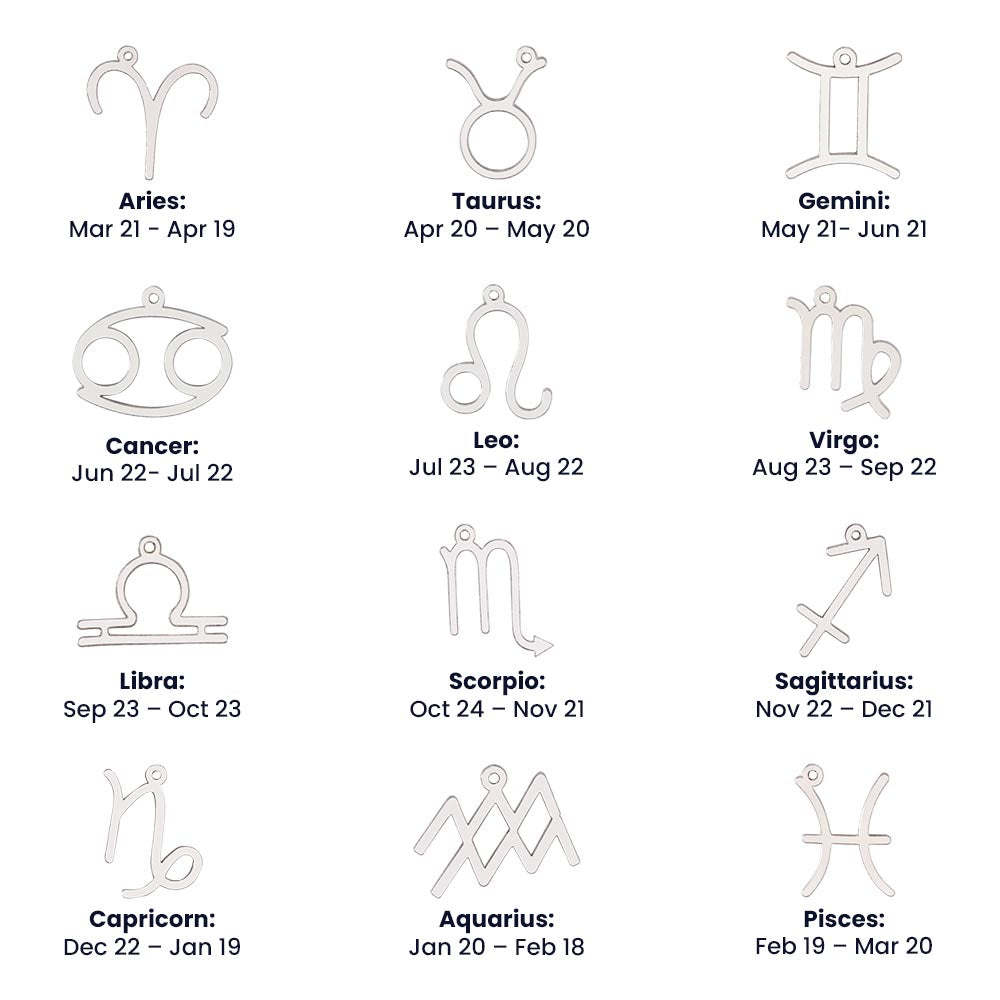 Taurus Astrologic Sign Birthday Necklace