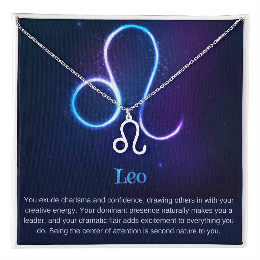 Leo Birthday Astrology Sign Necklace