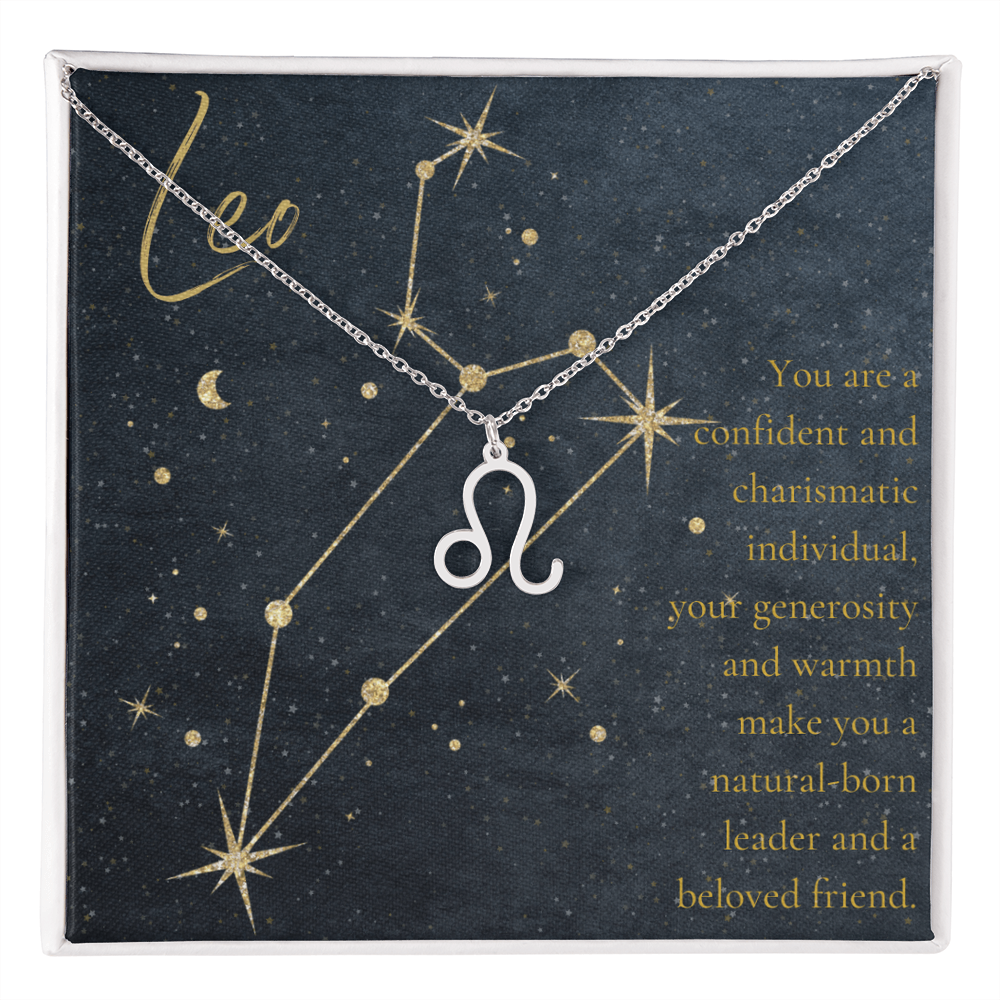 Leo Birthday Astrology Sign Necklace