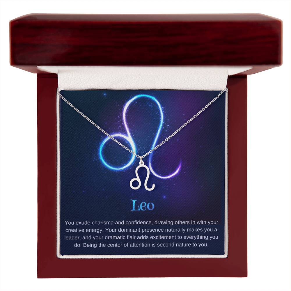 Leo Birthday Astrology Sign Necklace