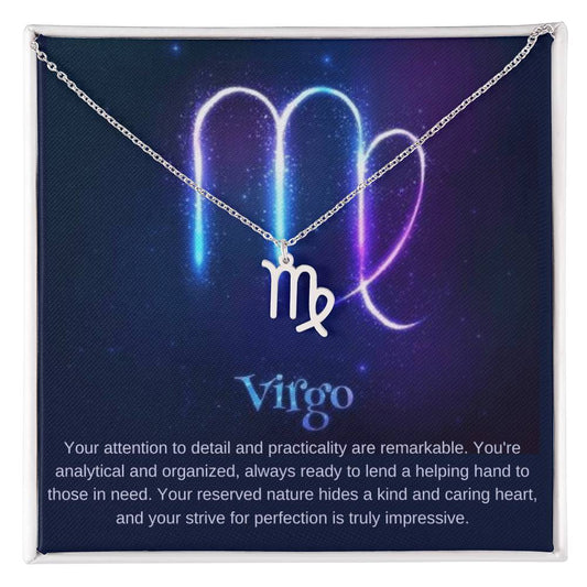 Virgo Astrology Birthday Necklace