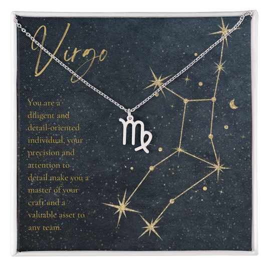 Virgo Astrology Birthday Necklace