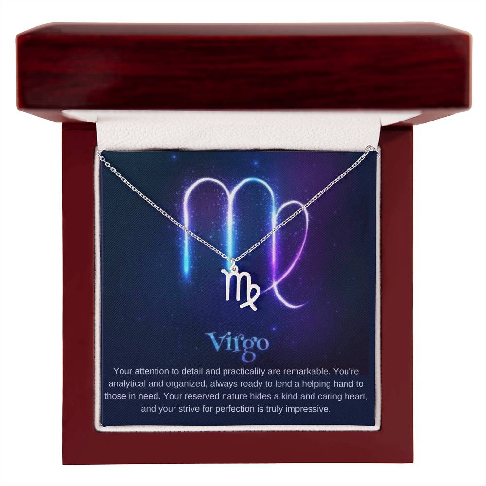 Virgo Astrology Birthday Necklace