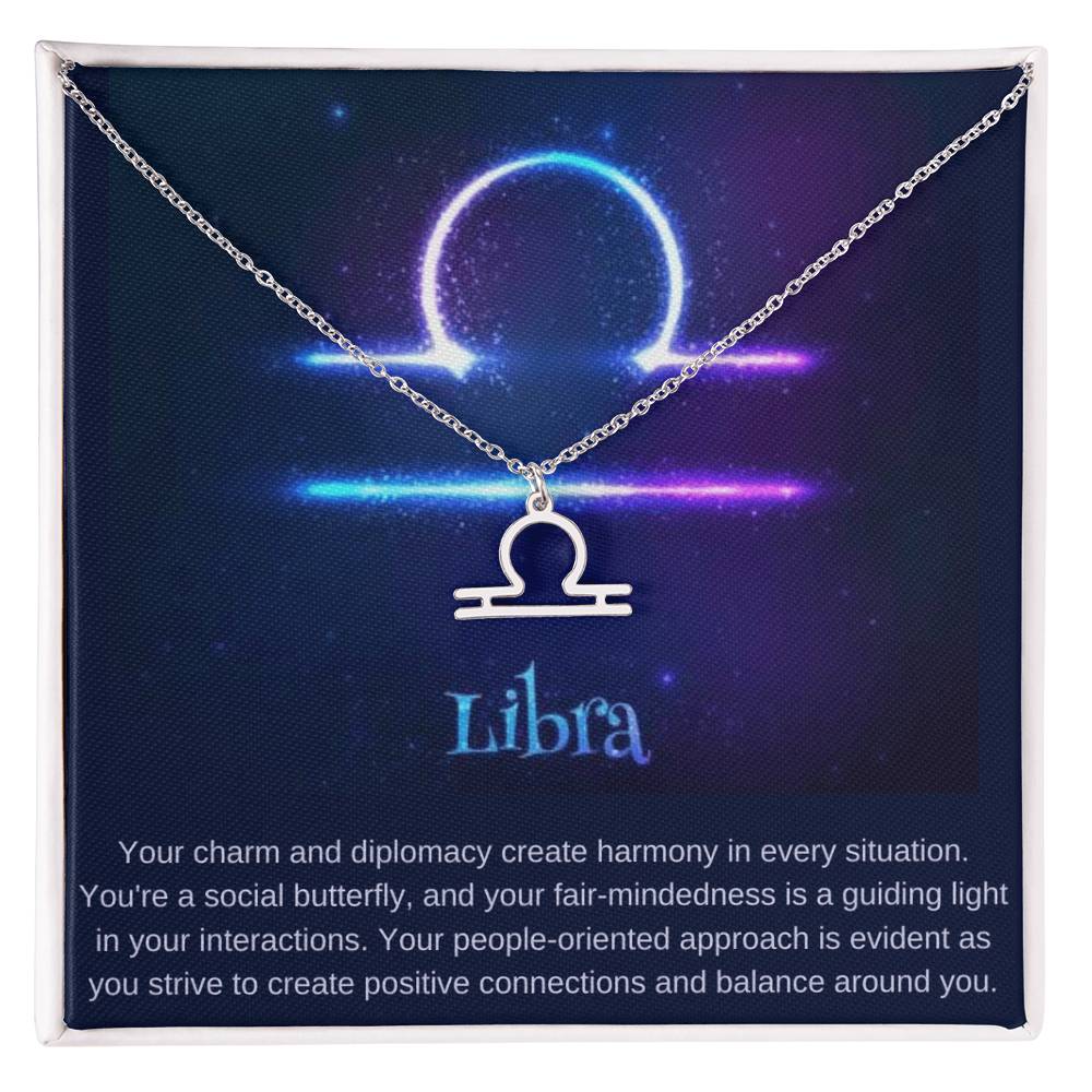 Libre Birthday Horoscope Necklace
