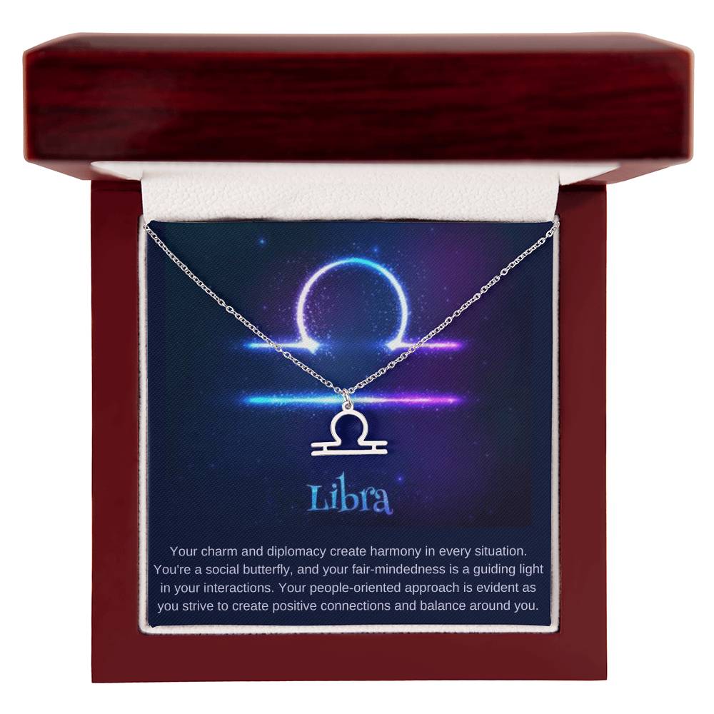 Libre Birthday Horoscope Necklace