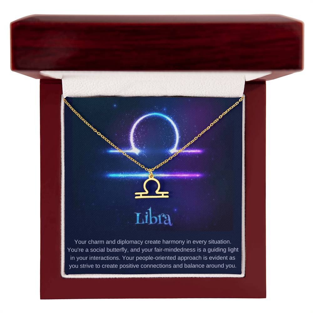 Libre Birthday Horoscope Necklace
