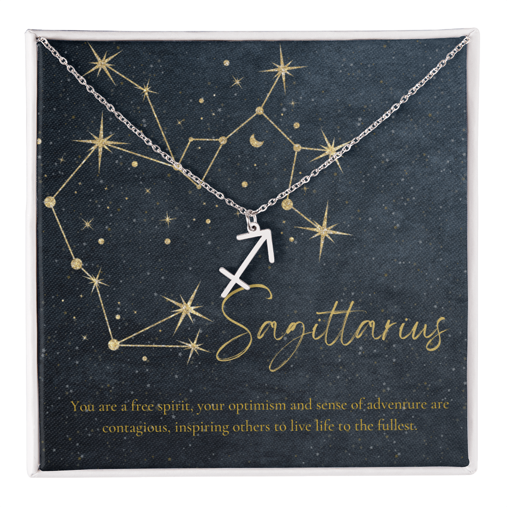 Sagittarius Birthday Astrology Necklace