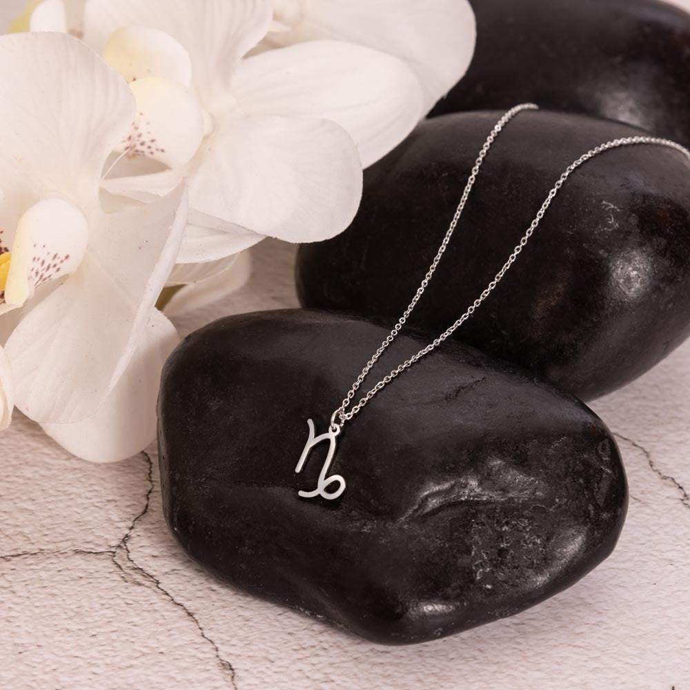 Capricorn Astrology Birthday Necklace
