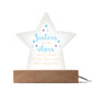 Sisters Star Acrylic Plaque-[Heartfelt Family Gift]