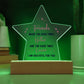 Best Friend Star Acrylic Plaque-[Heartfelt Family Gift]