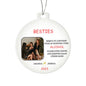 Personalized Drinking Besties Photo Ornament for a Memorable Gift - Max 255 Characters-[Heartfelt Family Gift]