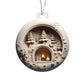 3D Winter Scene Acrylic Ornament - Perfect Holiday Decoration-[Heartfelt Family Gift]