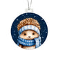 Adorable Winter Hedgehog Christmas Ornament - Perfect Holiday Decor for Lovers of Hedgies-[Heartfelt Family Gift]
